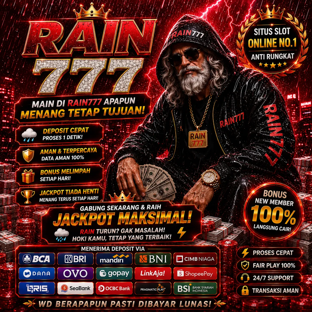 RAIN777 Banner